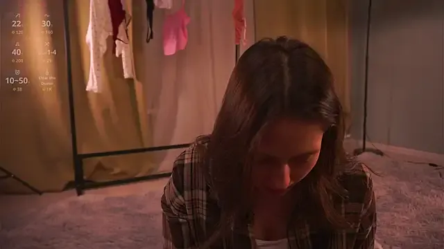 BeckyBurgh — play with the straps of the tank top