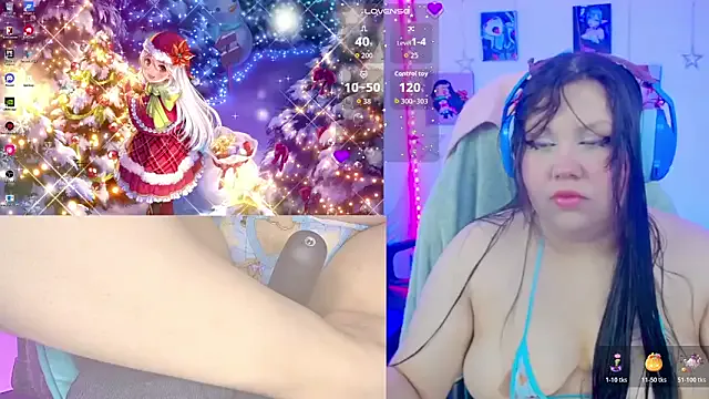 crystal7u7 — full naked + control x2min