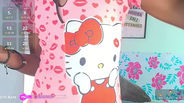 EbonyHansNight — DANCE NAKED + OIL + JERKING 5MIN